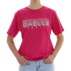 T-SHIRT LOGO FUXIA